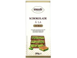 Chocolat Muah Dubaï 180g – Pistache & Lait