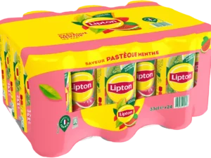 Lipton Ice Tea Pastèque Menthe – Pack 24x33cl