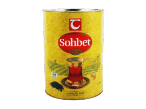Thé Noir Turc Sohbet 500 g – Goût Authentique en Boîte Métal