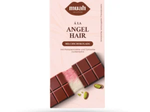 Chocolat au Lait Muah Angel Hair Pistache – Barbe à Papa 160g