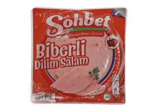 Salam de Dinde aux Poivrons Sohbet – Tranché – Halal – 150g