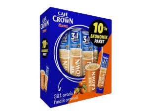 Ülker Cafe Crown 3en1 Noisette – 10 Sachets x 18g